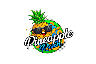 create wonderful and excellent pineapple  logo design