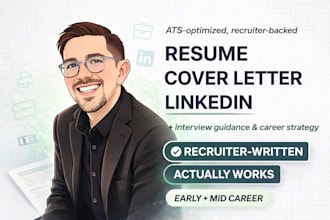 write the best resume, CV, cover letter, and optimize your linkedin profile
