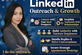 do linkedin outreach and connection grow