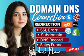 connect domain, do domain transfer, redirect domain, connect domain, domain dns