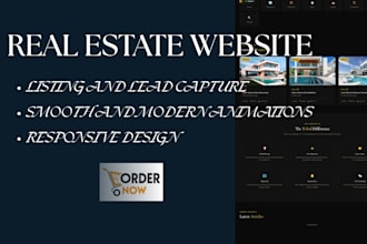 design or redesign your real estate website