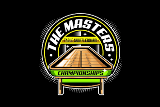create wonderful and excellent shuffleboard  logo design