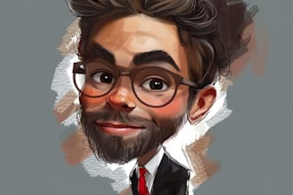 draw an amazing caricature sketch from your photo