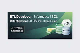 build etl pipelines using informatica and sql
