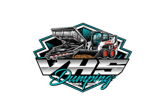 create exclusive marvelous skid steer and dump traile logo design
