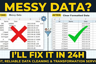 do data cleaning, deduplicate, formatting, accurate reliable and fast