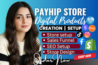 setup payhip, payhip website payhip store, stan store marketing shopify gumroad