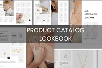 design luxury retail product catalog lookbook fashion jewelry sales catalogue