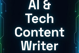 write SEO friendly ai and tech articles