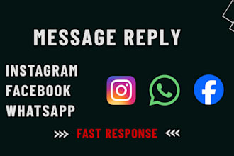 reply to your messages on instagram and whatsapp