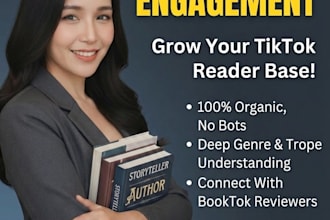 do strategic tiktok community engagement for book authors
