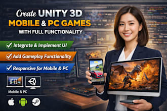 develop unity 3d mobile game for android