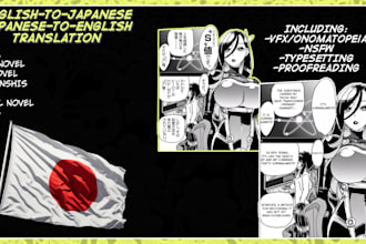manually translate or scanlate from japanese to english