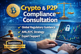 advise your crypto or p2p platform on global compliance and regulations