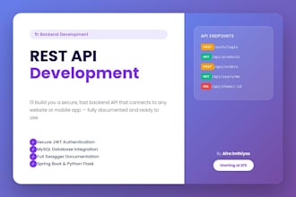 develop your java or python applications,web app ,restapis and automationscripts