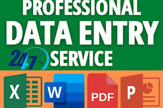 professional data entry and typing expert