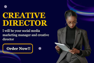 be creative director social media manager event planning and brochure design