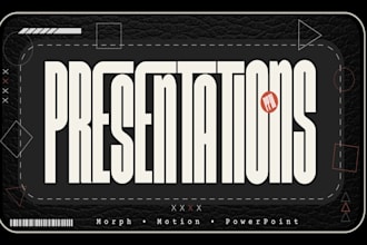 design a highly animated powerpoint presentation with smooth morph transitions