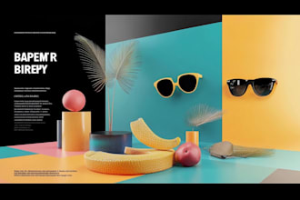 create minimal and modern art direction