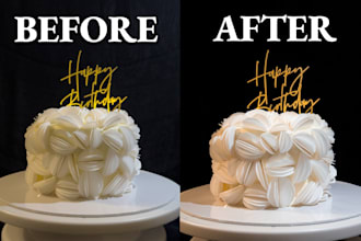 edit and color grade your food photos to look delicious and premium