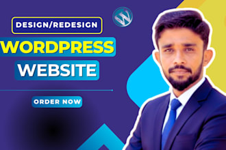 build, design or redesign wordpress website, rebuild wordpress elementor website