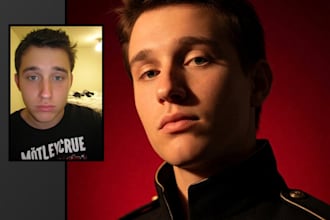 turn your face into cinematic movie scenes and ai portraits