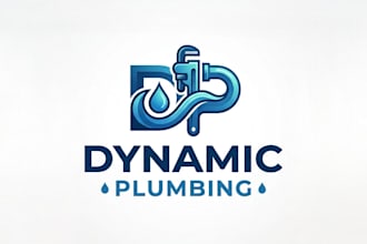 design a professional and reliable plumber logo