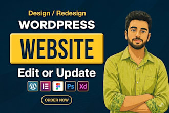 edit wordpress website, update wordpress website, wordpress changes or customize