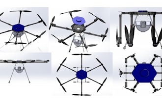 do 3d aircraft design, uav drone design and aerospace engineering work