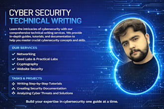 do cybersecurity technical writing and projects