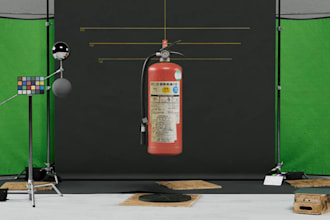 create stylized 3d props and pbr game assets