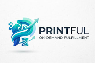design a custom printful style logo for your brand