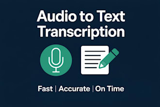transcribe audio and video into accurate text