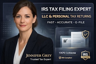 prepare and efile your US tax filing business tax return and personal tax return