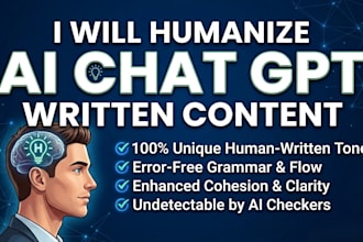 humanise, ai chatgpt written content into human
