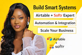 build airtable and softr web app, client portal, CRM, and automation system