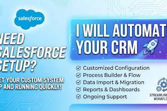 setup and customize salesforce CRM for your business