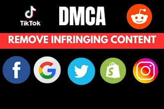 take down delete harassing remove copyright mass reports fb,youtube,ig,from dmca