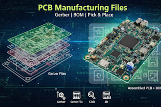 fix pcbway manufacturing files, gerber, bom, fabrication, and pick and place