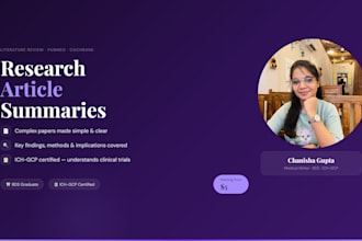 summarize medical research articles and clinical studies from pubmed