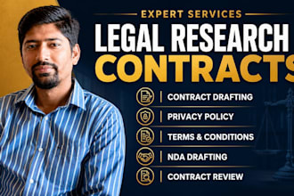 provide expert legal research and contract drafting