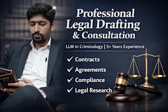 provide expert legal research and contract drafting