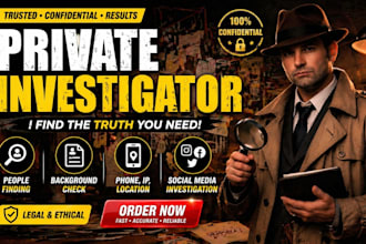 osint investigation, research, background check with digital footprint analysis