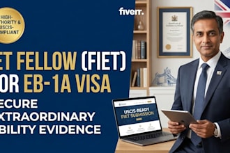 provide iet fellow membership application support for eb1a extraordinary ability
