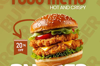 create modern product advertising design