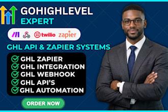 setup ghl zapier integration, ghl webhooks, and advanced ghl API automation