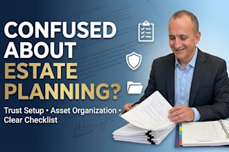 create your estate planning checklist and trust funding roadmap