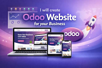 create odoo website for your business