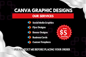 design professional canva social media ads posts