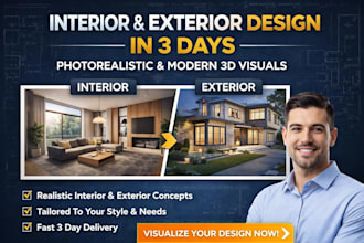 do interior design sketchup modelling and 3d renderings
